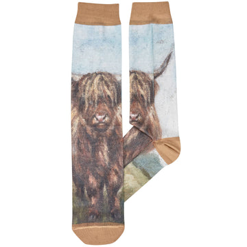 Primitives by Kathy Primitives by Kathy - Highland Cows Socks